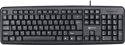 Live Tech KB01 Wired USB Standard Desktop Keyboard Compatible with Desktop, Laptop, Mac(Black)