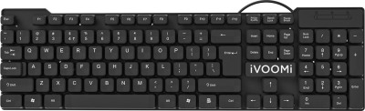 iVoomi Quest + Wired USB Desktop Keyboard(Black)