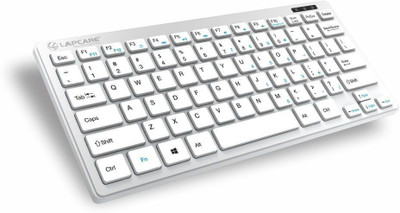 LAPCARE D-Lite / 87 Keys Wired USB Tenkeyless Desktop Keyboard Compatible with Desktop, Laptop, Mac multimedia_keys,D-Lite / 87 Keys(Silver)