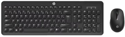 HP KM260 Wireless Mouse and Keyboard Combo Wireless Desktop Keyboard(Black)