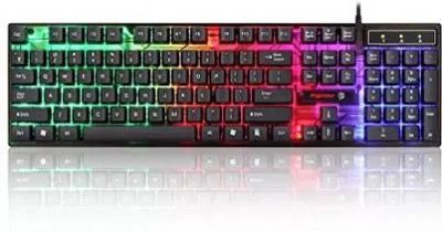 Enter GOKH - 25 Wired USB Wired USB Standard Desktop Keyboard Compatible with Desktop, Laptop, Mac multimedia_keys,Enter GOKH - 25 Wired USB Desktop Keyboard(Black)