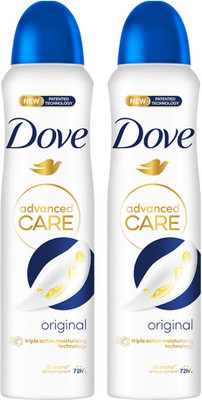 DOVE Original Deodorant for Women Deodorant Spray - For Women(300 ml, Pack of 2)