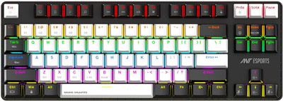 Ant Esports MK4500 Pro TKL I Red Switch 87 Keys Mechanical 2.4G/BT5.0/Wired Wireless Standard Gaming Keyboard Compatible with Desktop, Laptop, Mac multimedia_keys,MK4500 Pro(Black) Ant Esports MK4500 Pro TKL I Red Switch 87 Keys Mechanical 2.4G/BT5.0/Wired Wireless Standard Gaming Keyboard Compatible with Desktop, Laptop, Mac multimedia_keys,MK4500 Pro(Black)