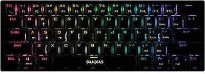 GAMDIAS HERMES E3 BLACK Wired USB Gaming Keyboard(Black) GAMDIAS HERMES E3 BLACK Wired USB Gaming Keyboard(Black)