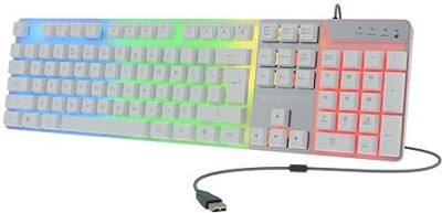 ZEBRONICS ZEB_WAR-K Wired USB Gaming Keyboard(White)