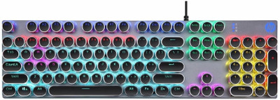 HP GK400Y Mechanical Wired USB Standard Gaming Keyboard Compatible with Desktop, Laptop, Mac Easy to Use,Plug and Play,Quick, Comfy Durable body(Black)