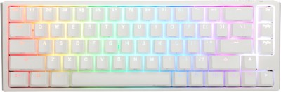 Ducky One 3 SF Pure White RGB Wired USB Gaming Keyboard(White Cherry Mx Speed Silver)