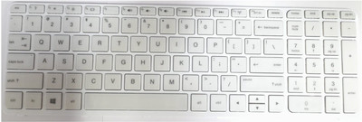 SOLUTIONS-365 compatible for HP Pavilion 15 15-F 15-S Series, 250 G3, WHITE WITH FRAME Internal Laptop-size Laptop Keyboard(White With Frame)