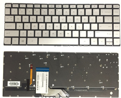 SOLUTIONS-365 COMPATIBLE HP 15-AP WITH BACKLIT SILVER US Internal Laptop-size Laptop Keyboard(Silver)