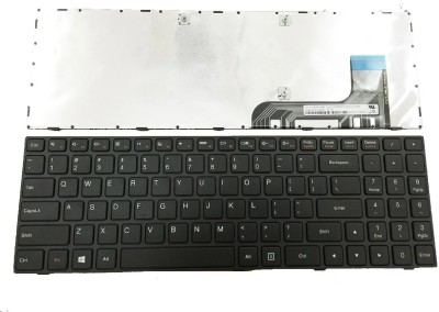 SOLUTIONS-365 Compatible laptop keyboard for lenovo Ideapad 100-15IBY with frame Internal Laptop Keyboard(Black)