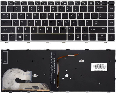 SellZone Backlite for HP EliteBook 840 G5 / 840 G6 / 745 G5 / 745 G6 Series Without Mouse Internal Laptop-size Laptop Keyboard Compatible with Desktop, Laptop, Mac(Black)