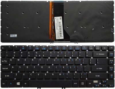 TECHCLONE ACER ASPIRE R7-572, R7-572G SERIES, 9Z.N9LBC.A1D Internal Laptop Keyboard(Black)