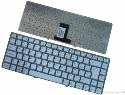TechSonic Keyboard For Sony Vaio VPC-EA, VPCEA, EA Part No. V081678BK1 V081678DK1 Internal Laptop-size Laptop Keyboard Compatible with Desktop, Laptop, Mac(Black)