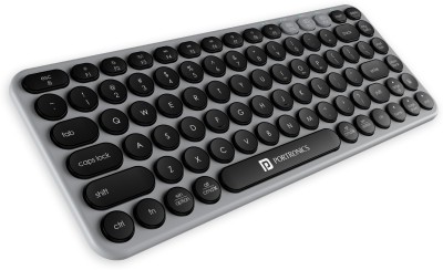 Portronics POR 375 Bluetooth, Wireless Laptop Keyboard(Grey)