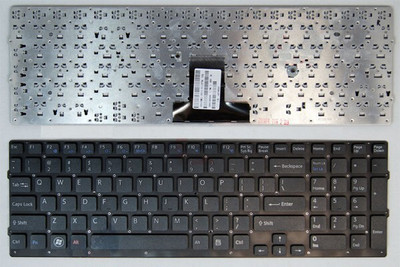TECHCLONE Laptop Keyboard Replacement VPCEB, VPC-EB Series 1-4879-282-1 Internal Laptop-size Laptop Keyboard Compatible with Desktop, Laptop, Mac(Black)