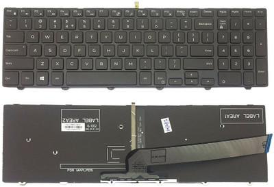 SellZone Inspiron 15 5551 5555 5558 KPP2C with Backlit Laptop Keyboard Replacement Key