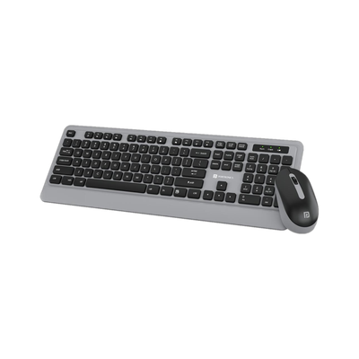Portronics POR-1569 Wireless, Bluetooth Standard Laptop Keyboard Compatible with Desktop, iPad, Laptop, Mac, Tablet(Grey)