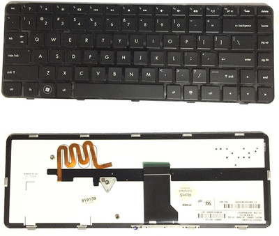 SOLUTIONS-365 COMPATIBLE HP DM4-1000 WITH BACKLIT BLACK US Internal Laptop-size Laptop Keyboard Compatible with Desktop, Laptop, Mac(Black, White)