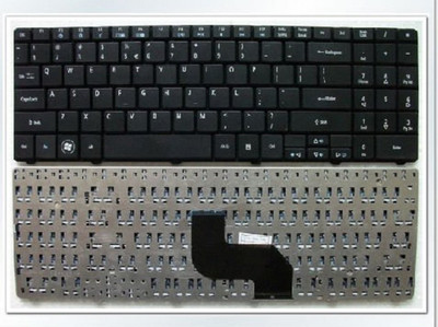 TechSonic Keyboard For Acer Emachine E725 E527 E727 E525 E625 E627 E430 E628 E630 Internal Laptop-size Laptop Keyboard Compatible with Desktop, Laptop, Mac(Black)