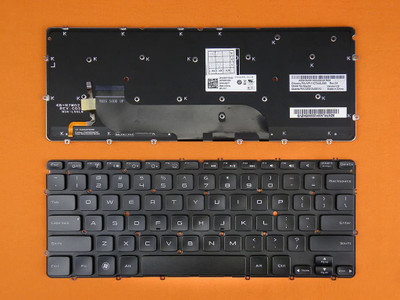 TechSonic Keyboard For XPS 12, 13 L321X, 0X52TT, MP-11C73USJ920, AED13U00110 Internal Laptop-size Laptop Keyboard Compatible with Desktop, Laptop, Mac(Black)