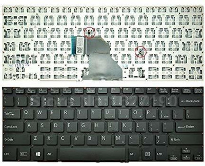 TECHCLONE SVF14 SVF142 SVF143 Internal Laptop-size Laptop Keyboard Compatible with Desktop, Laptop, Mac(Black)