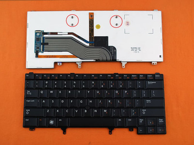 TechSonic Keyboard For Dell Latitude E6420, E6320, E5420, E6220, E6430 Series 0RT9T6 Internal Laptop-size Laptop Keyboard Compatible with Desktop, Laptop, Mac(Black)