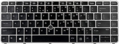 SellZone Laptop Keyboard Replacement HP ELITEBOOK 840 G3, 848 G3, 836308-00 Internal Laptop-size Laptop Keyboard Compatible with Desktop, Laptop, Mac(Black)