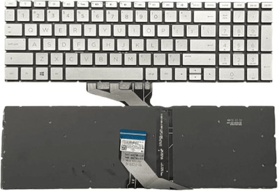 TecSone Keyboard for Pavilion 15-DA, L20387-001, DX, DB Series Wireless Standard Laptop Keyboard Compatible with Desktop, Laptop, Mac(Silver)