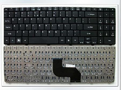 TECHCLONE Laptop Keyboard Replacement Acer Emachine E725 E527 E727 E525 E625 E627 Internal Laptop-size Laptop Keyboard Compatible with Desktop, Laptop, Mac(Black)