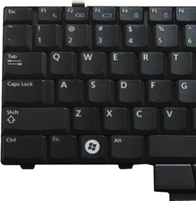 TECHCLONE Laptop Keyboard Replacement DELL E6400, E6410 Internal Laptop-size Laptop Keyboard(Black)