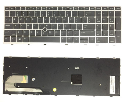 SOLUTIONS-365 COMPATIBLE HP 850-G5 WITHOUT BACKLIT WITH MOUSE BLACK US Internal Laptop-size Laptop Keyboard(Black, Silver)