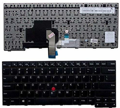 TechSio IBM Thinkpad E450 E455 E450C W450 E460 E465 Internal Laptop-size Laptop Keyboard Compatible with Desktop, Laptop, Mac(Black)