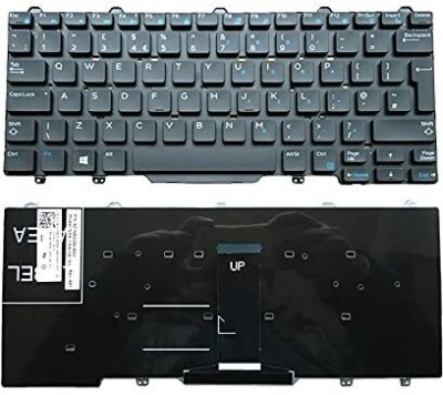 TECHCLONE Dell Latitude 3340 E3340 E5450 E7450 7350 E7470 7450, P/No. 0VW6J9 9Z.NB2UW.A01 Wireless Laptop Keyboard(Black)