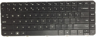 SOLUTIONS-365 COMPATIBLE G6 WITHOUT BACKLIT BLACK US Internal Laptop-size Laptop Keyboard Compatible with Desktop, Laptop, Mac(Black, Black, Silver)