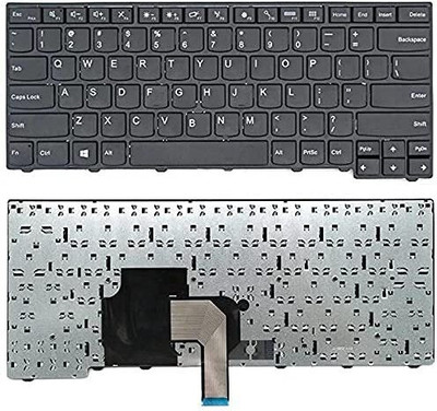 TECHCLONE Laptop Keyboard Replacement for Lenovo Thinkpad E431 T431 T431S T440 T440P T440E Internal Laptop-size Laptop Keyboard(Black)