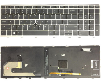 SOLUTIONS-365 COMPATIBLE HP 850-G5 WITH MOUSE WITH BACKLIT BLACK US Internal Laptop-size Laptop Keyboard(Black, Silver)