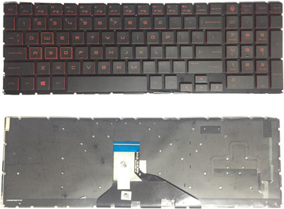 SOLUTIONS-365 COMPATIBLE HP 15 DC RED BACKLIT US Internal Laptop-size Laptop Keyboard(Red, Black)