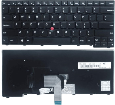 TecSone Keyboard for ThinkPad T440P, MP-12M13US-442W, E440, T431S Wireless Standard Laptop Keyboard Compatible with Desktop, Laptop, Mac(Black)