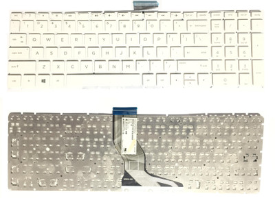 SOLUTIONS-365 COMPATIBLE HP 15 CC WITHOUT BACKLIT WHITE US Internal Laptop-size Laptop Keyboard Compatible with Desktop, Laptop, Mac(White)