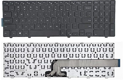 SellZone Replacement Keyboard for Dell Inspiron 15-3567 Laptop (P63F/ P63F002) Internal Laptop-size Laptop Keyboard Compatible with Desktop, Laptop, Mac(Black)