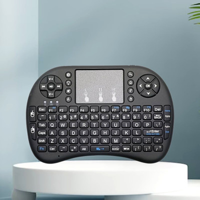 FRONY Bluetooth Wireless Keyboard with Slim & Portable Easy-Switch, TV & Laptop F455 Wireless Thumb-size Multi-device Keyboard Compatible with Desktop, Laptop, Mac(Black)