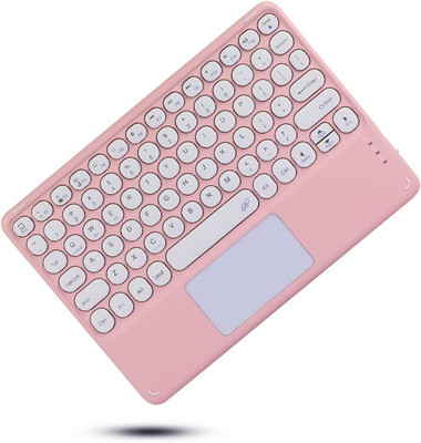 MILICRYSTAL AN 6030 pink Bluetooth Laptop-size Multi-device Keyboard Compatible with iPad(Pink)