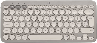 Logitech K380/Easy-SwitchforUpto3Devices,Slim Bluetooth Tablet Keyboard(Sand)