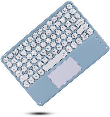 MILICRYSTAL AN 6030 pink Bluetooth Laptop-size Multi-device Keyboard Compatible with iPad(Blue)