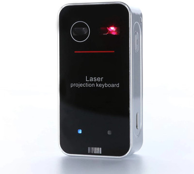 dkian Wireless Laser keyboard Projection Virtual Bluetooth Laser Keyboard Bluetooth Handheld Multi-device Keyboard Compatible with Desktop, Laptop, Tablet, iPad, Mac(Black)