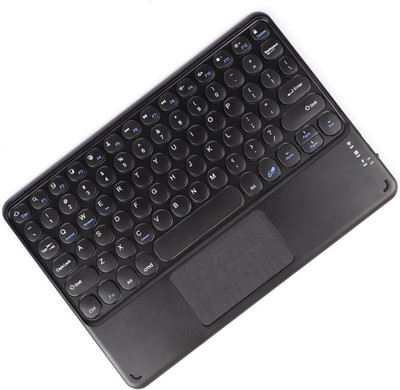 MILICRYSTAL AN 6030 pink Bluetooth Laptop-size Multi-device Keyboard Compatible with iPad(Black)