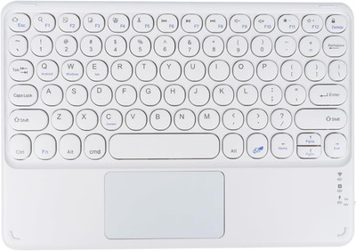 MILICRYSTAL AN 6030 pink Bluetooth Laptop-size Multi-device Keyboard Compatible with iPad(White)