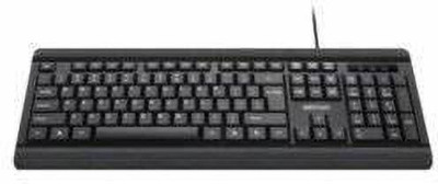 ASTRUM AstrumKB170 WIRD KEYBOARD Wired USB Standard Multi-device Keyboard Compatible with Desktop, Laptop, Mac stand support,Astrum KB170(Black)