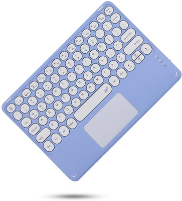 MILICRYSTAL AN 6030 pink Bluetooth Laptop-size Multi-device Keyboard Compatible with iPad(Purple)