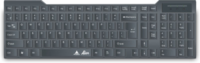 PRODOT QWERTY Keyboard with Low Profile Keys for Windows, Mac, PC, Laptop (KB-Alive) Wired USB Standard Multi-device Keyboard Compatible with Desktop, Laptop, Mac stand support,KB-Alive(Black)